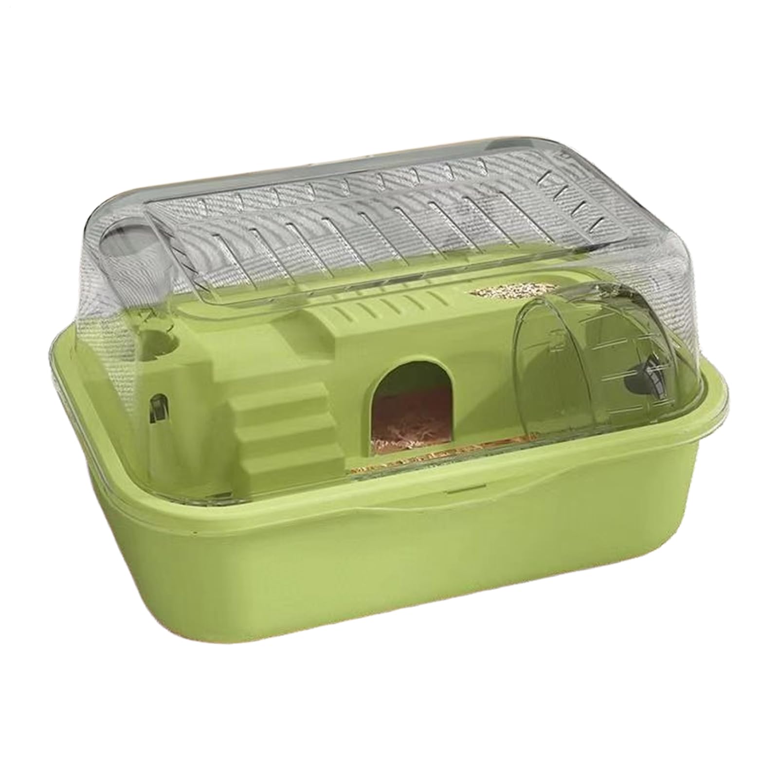 Large Hamster Cage - Double-Layer Hamster Cage Habitat,Silent Running Wheel Attached Small Animal Habitat for Chinchilla Bunny Gerbil Squirrel Resting Playing