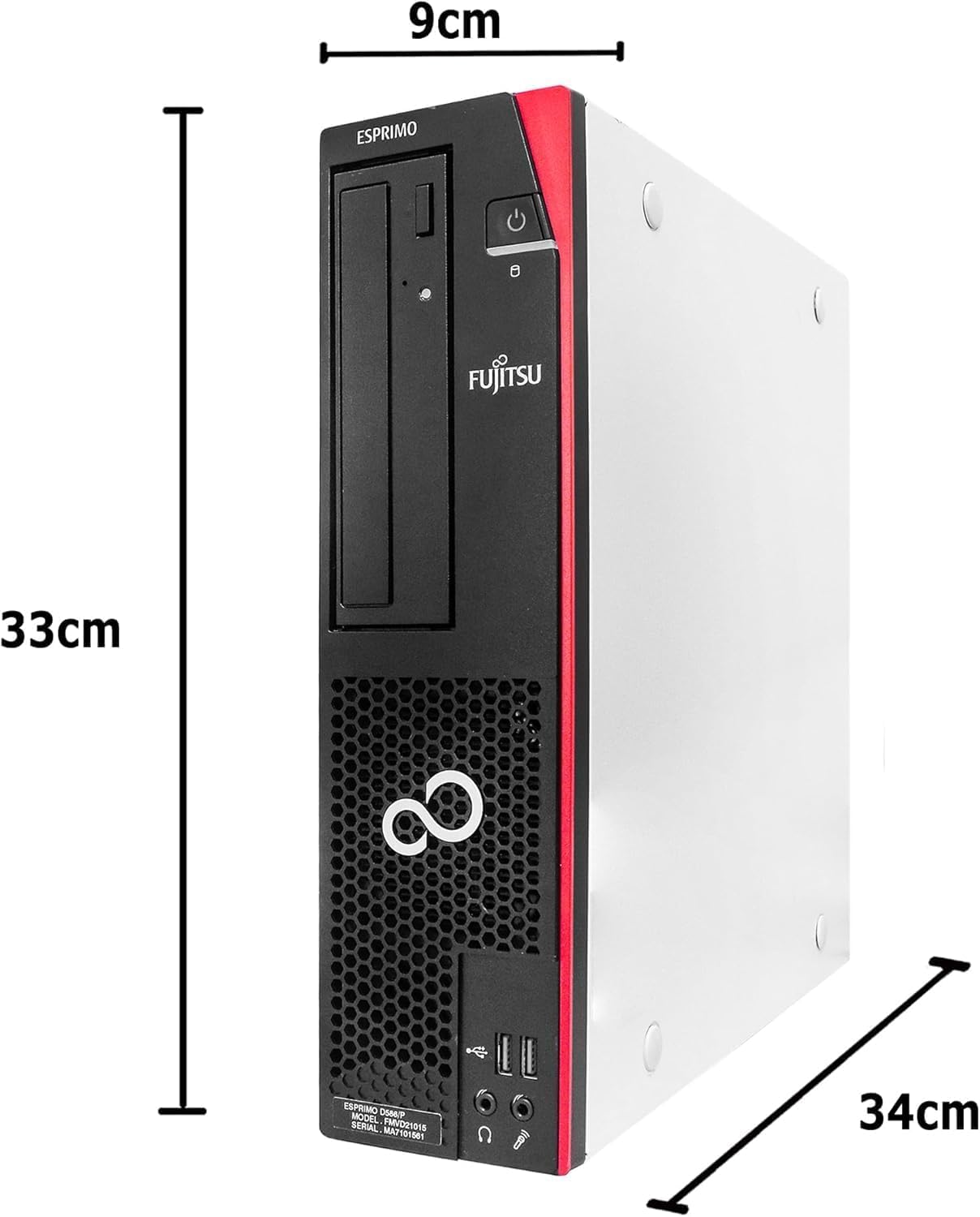 Amazon.co.jp: 【整備済み品】富士通 デスクトップPC D587/24型液晶