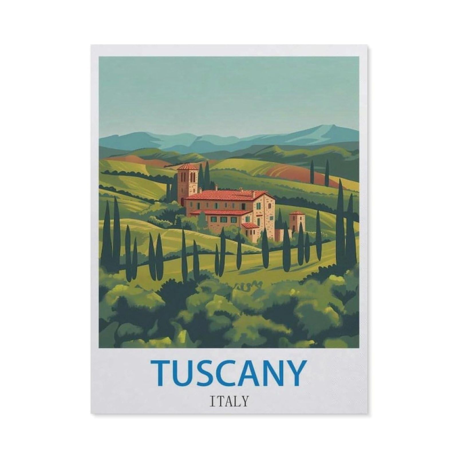 BEAYODKP 5D Diamond Painting，Tuscany Italy（40 x 50 cm）