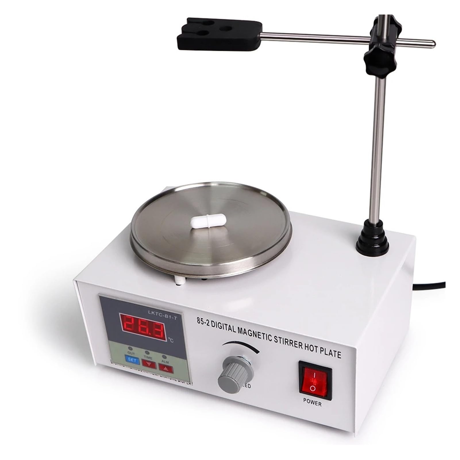 Agitatore Magnetico Agitatore magnetico con piastra riscaldante da 1L, miscelatore a temperatura costante, miscelatore magnetico riscaldante da 220 V(US 110V)