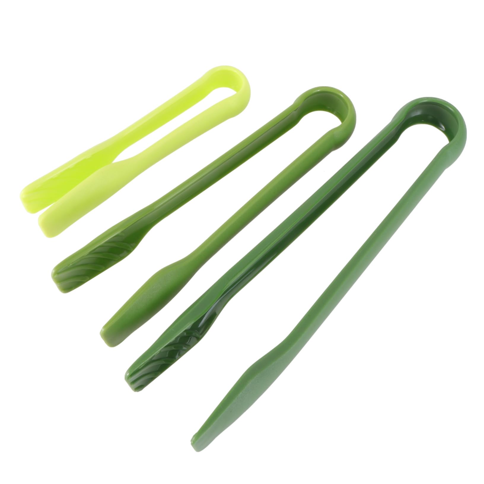 FUNOMOCYA 3Pcs Plastic Food Tongs PP Serving Clips for Bread Cake Salad for Parties Buffets and Everyday Use Resistant and Versatile Kitchen Utensils