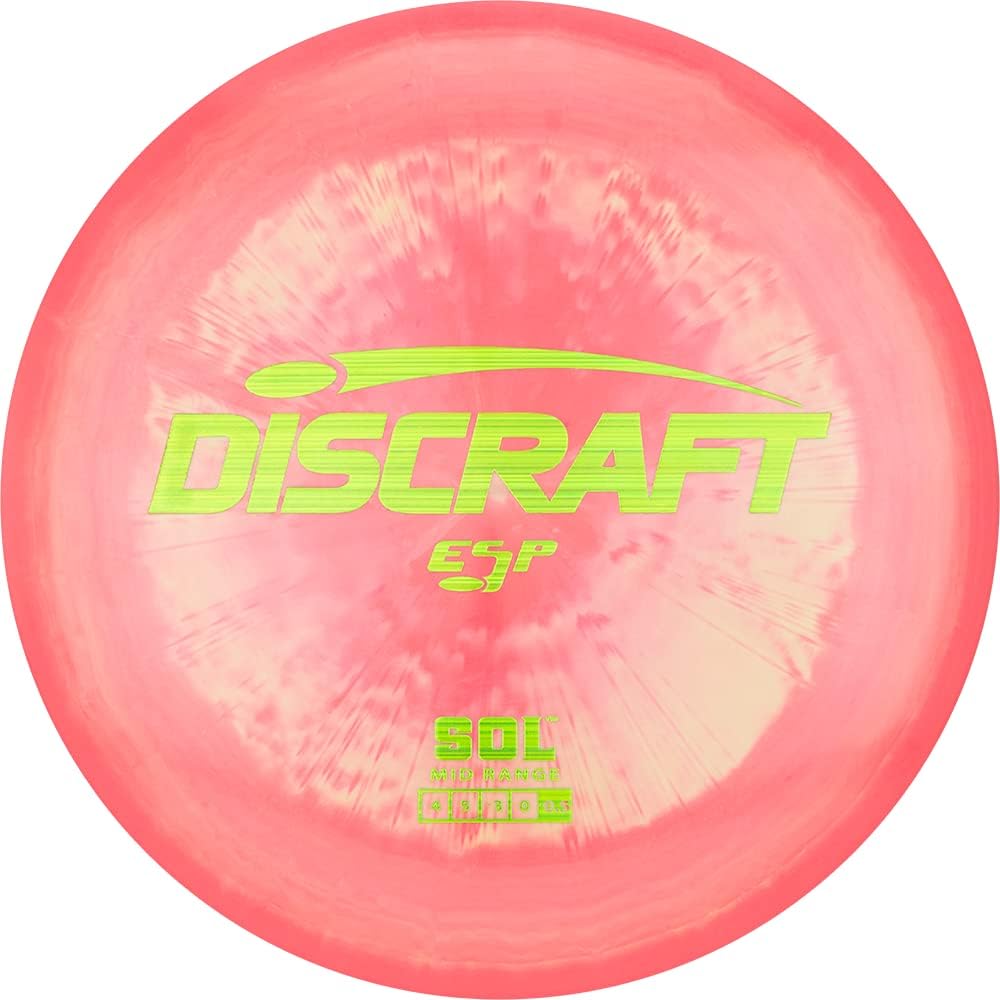 Discraft ESP Sol Midrange Disc Golf - Flippy 170-172g Shallow Rim for Small Hands & Fan Grips