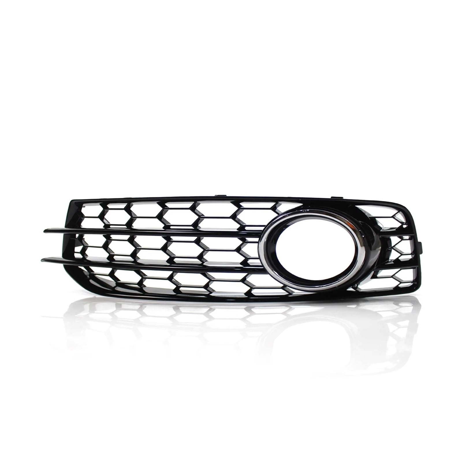 1 coppia cromata nera copertura for fendinebbia anteriore for auto a nido d'ape stile fendinebbia griglia compatibile for Audi A3 8P S-Line 2009 2010 2011 2012
