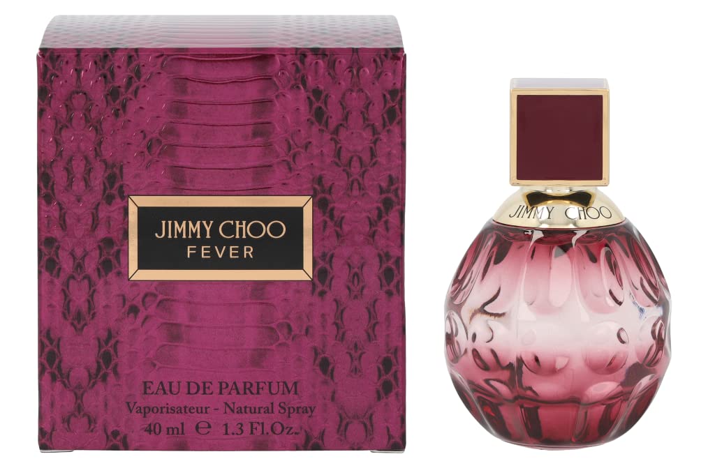 JIMMY CHOO – Fever Eau de Parfum – Women’s Perfume – Warm & Floral – With notes of Black Plum Nectar, Heliotrope & Roasted Tonka Bean