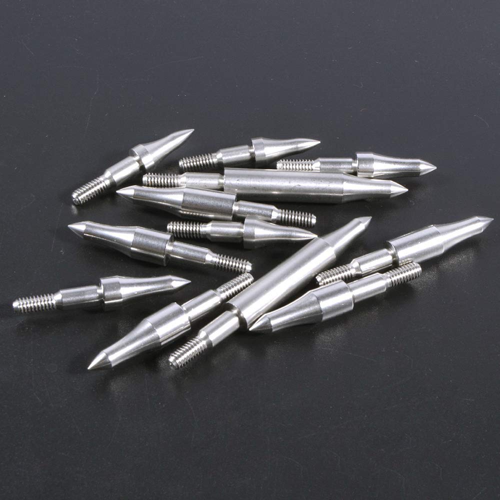Pointe de Flèche de Tir à l'arc en Acier Inoxydable 75-300 Grain SHARROW 12pcs
