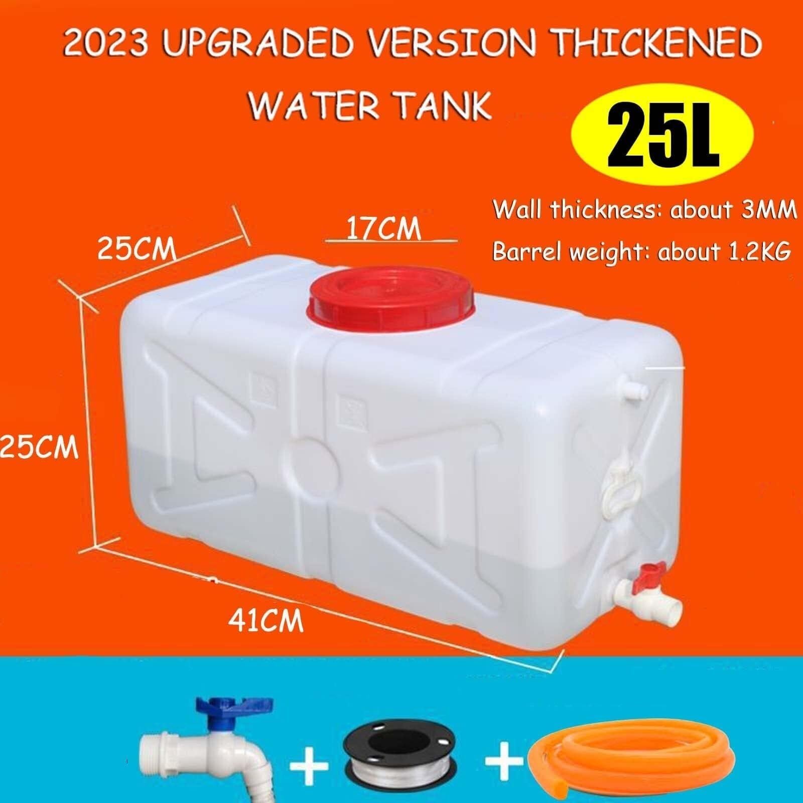 Serbatoio d'Acqua Esterni Contenitore Acqua Plastica Spessa Alimentare Contenitori L'acqua con Valvola, Irrigazione for Edilizia Agricola, Campeggio E Escursionismo, Stoccaggio dell'Acqua