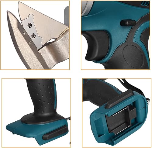 Miniatura 8 de Tijeras eléctricas de hierro inalámbrico de 2 engranajes Herramienta de corte de metal Tijeras de hierro con luz LED para batería Makite