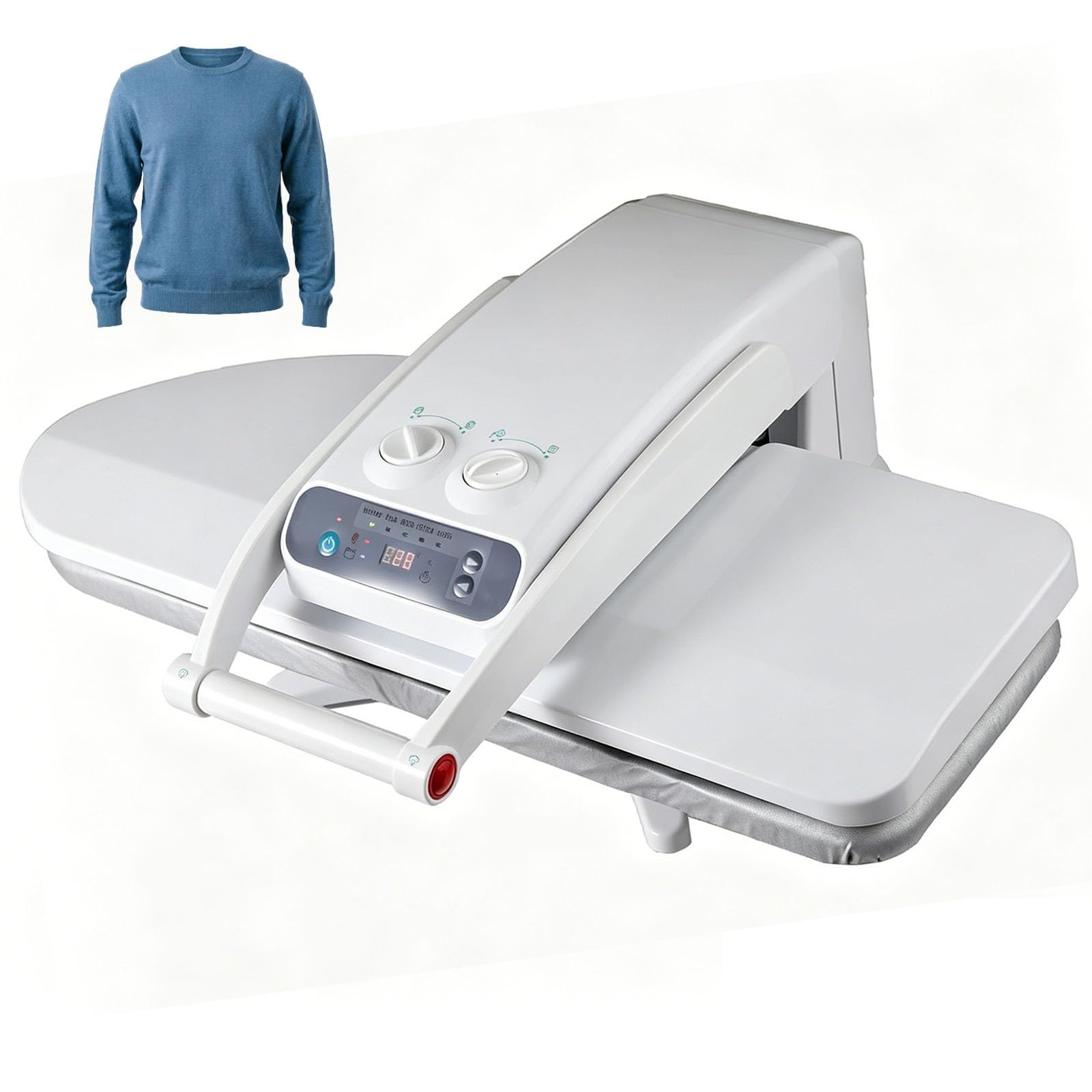 Pressa da Stiro Professionale 1800W, Stiratura Facile di Grandi Capi con Superficie 80cm, Pressione Potente 50kg per Risultati Senza Pieghe, Massima Sicurezza Casa