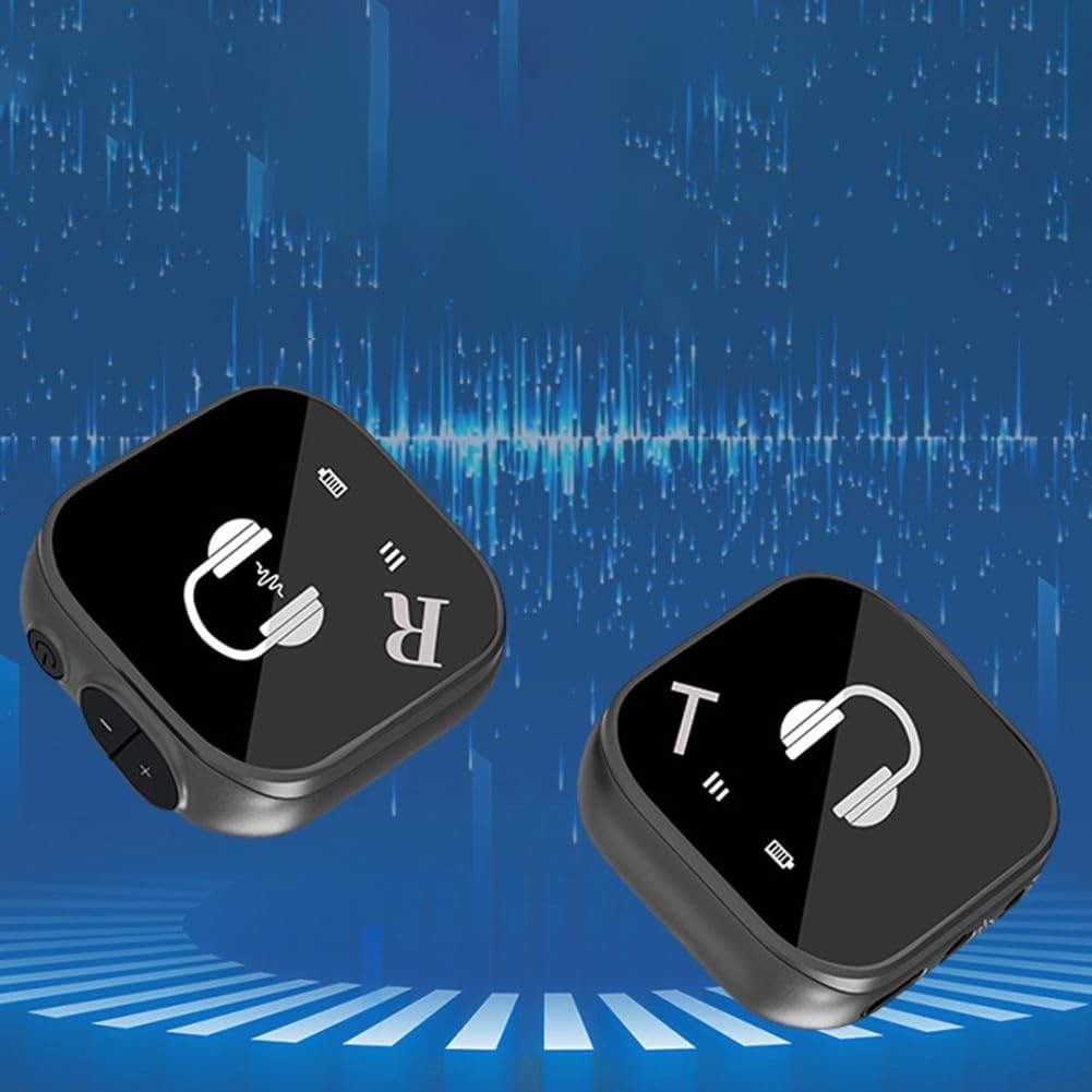 Auricolari senza fili 5.8G In Ear Monitor, Trasmettitore Professionale Ricevitore Wireless Cuffie, Fase