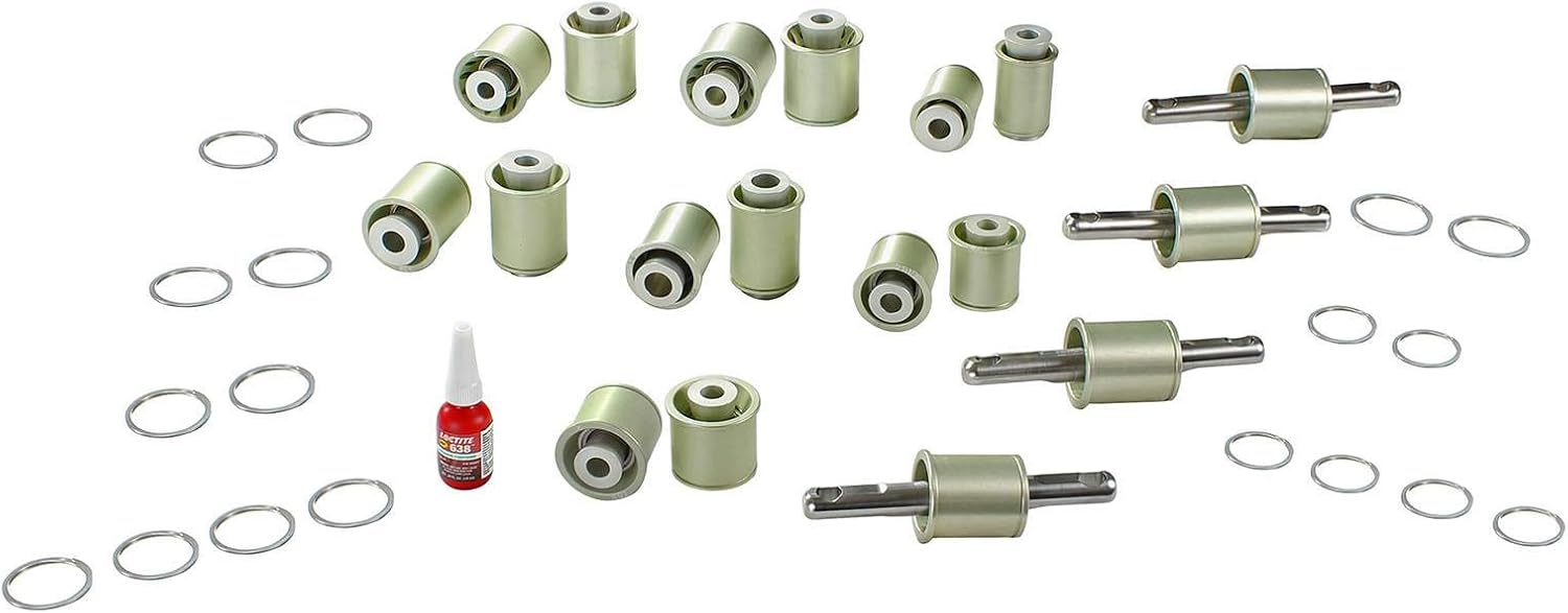 aFe Power 460-401001-A PFADT Series Solid Spherical Steel Frame Control Arm Bearing Set