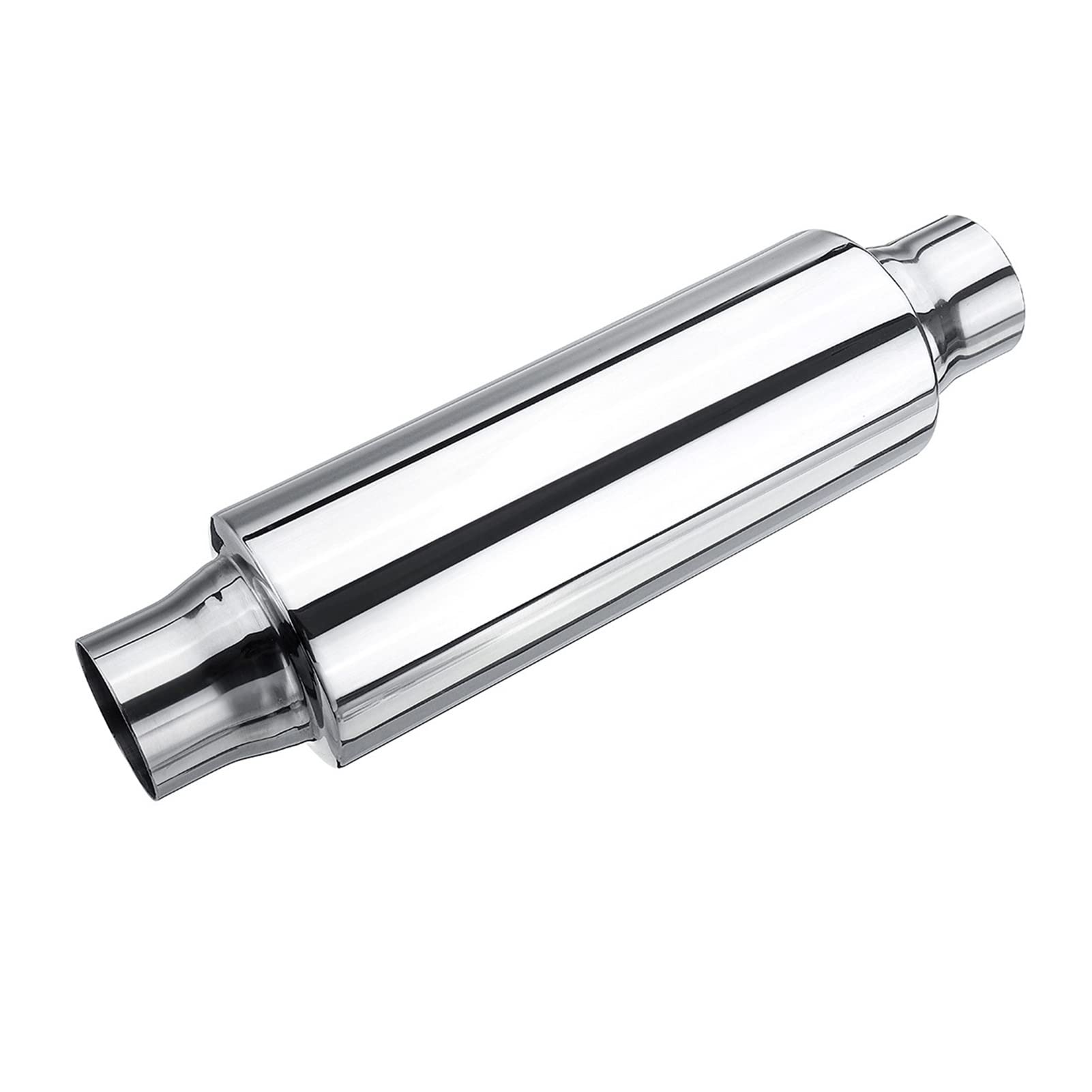 Amazon.co.jp: バイク用マフラー 2x51mmエキゾーストマフラーパイプ 