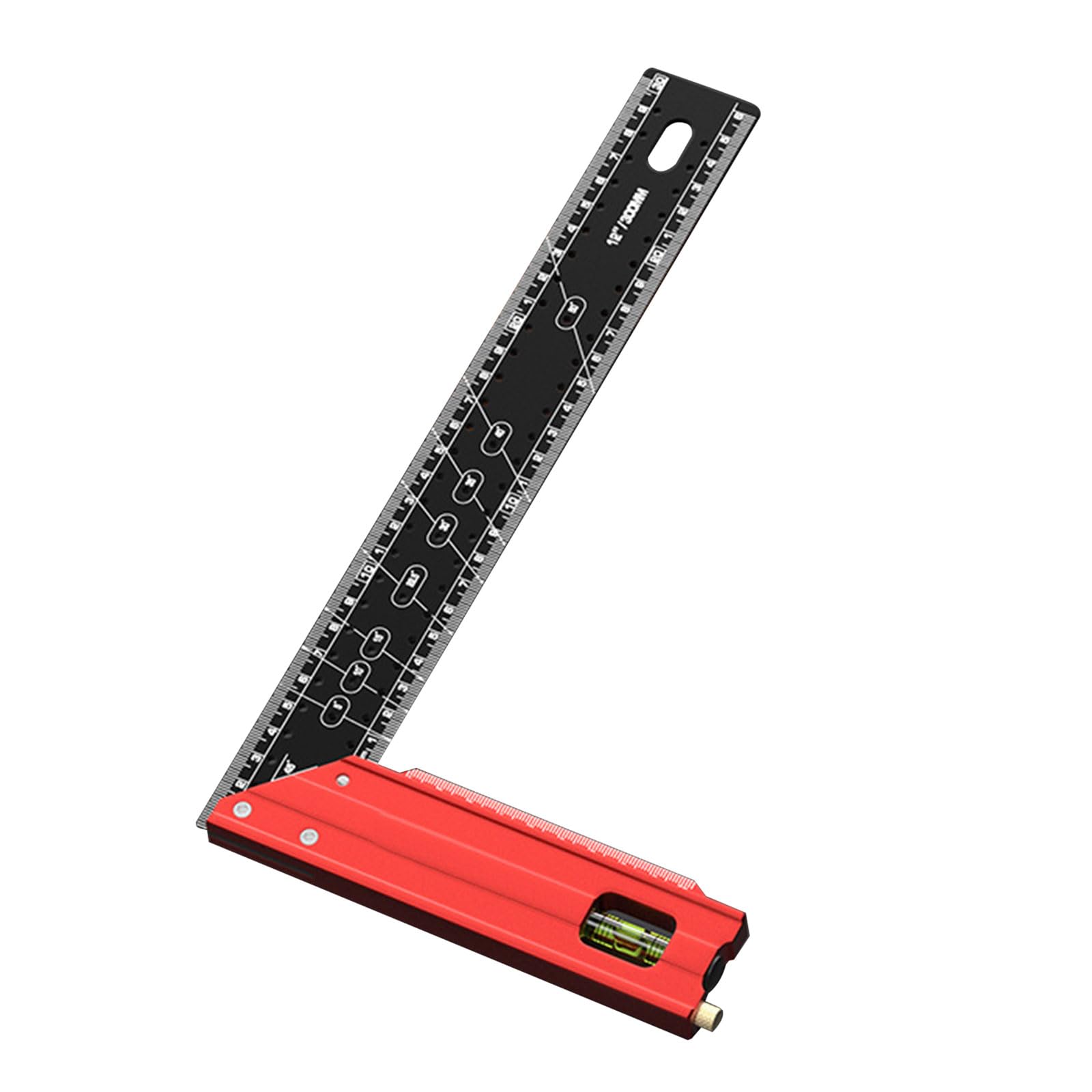 Équerre de menuiserie professionnelle de précision, plusieurs angles, outil de mesure pour un marquage et un dessin précis