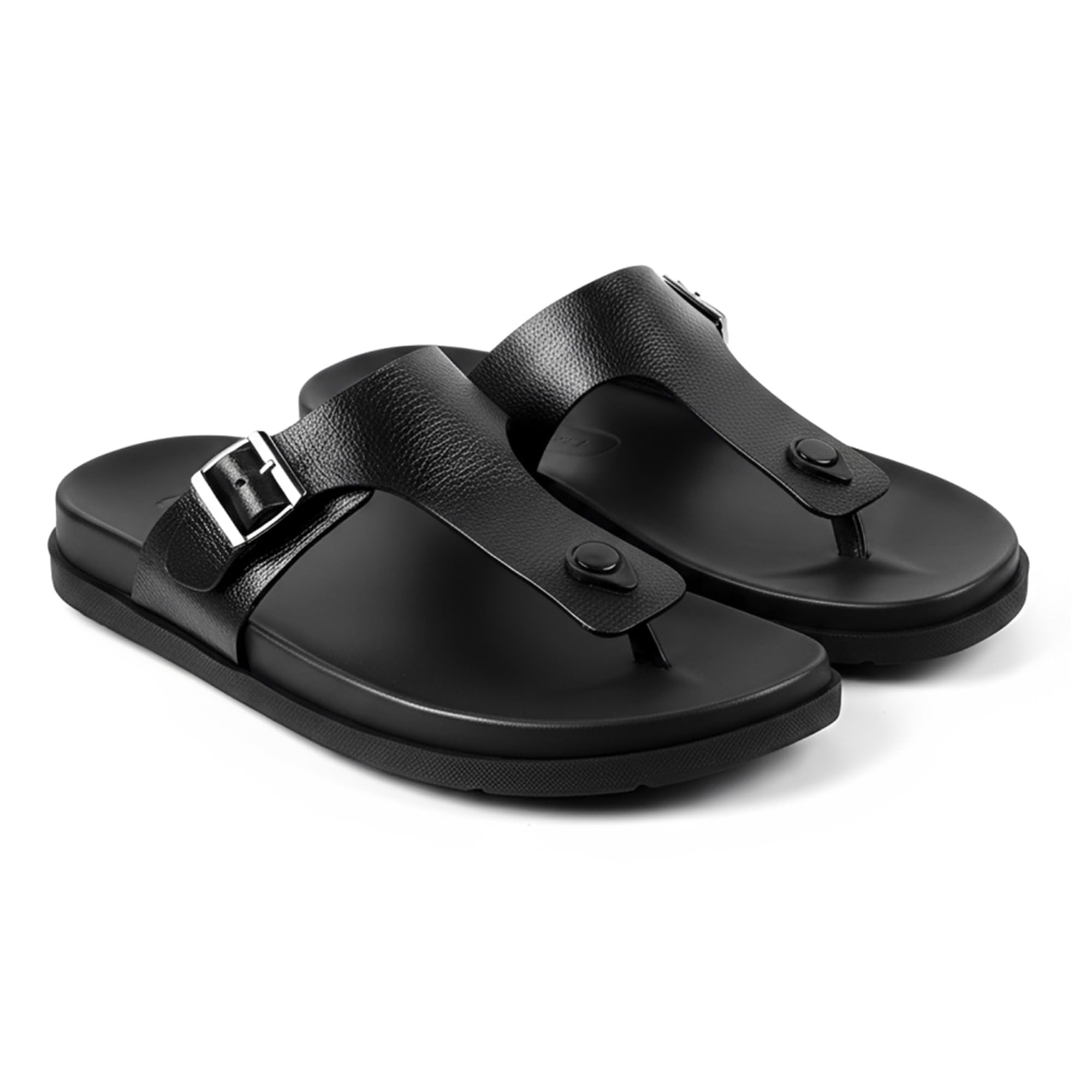 bruton Men's Adjustable Buckle Thong Sandals | Comfort Slip-On Toe Post Sandals | Lightweight Cushioned Footbed | Casual Daily Wear-picture-33
