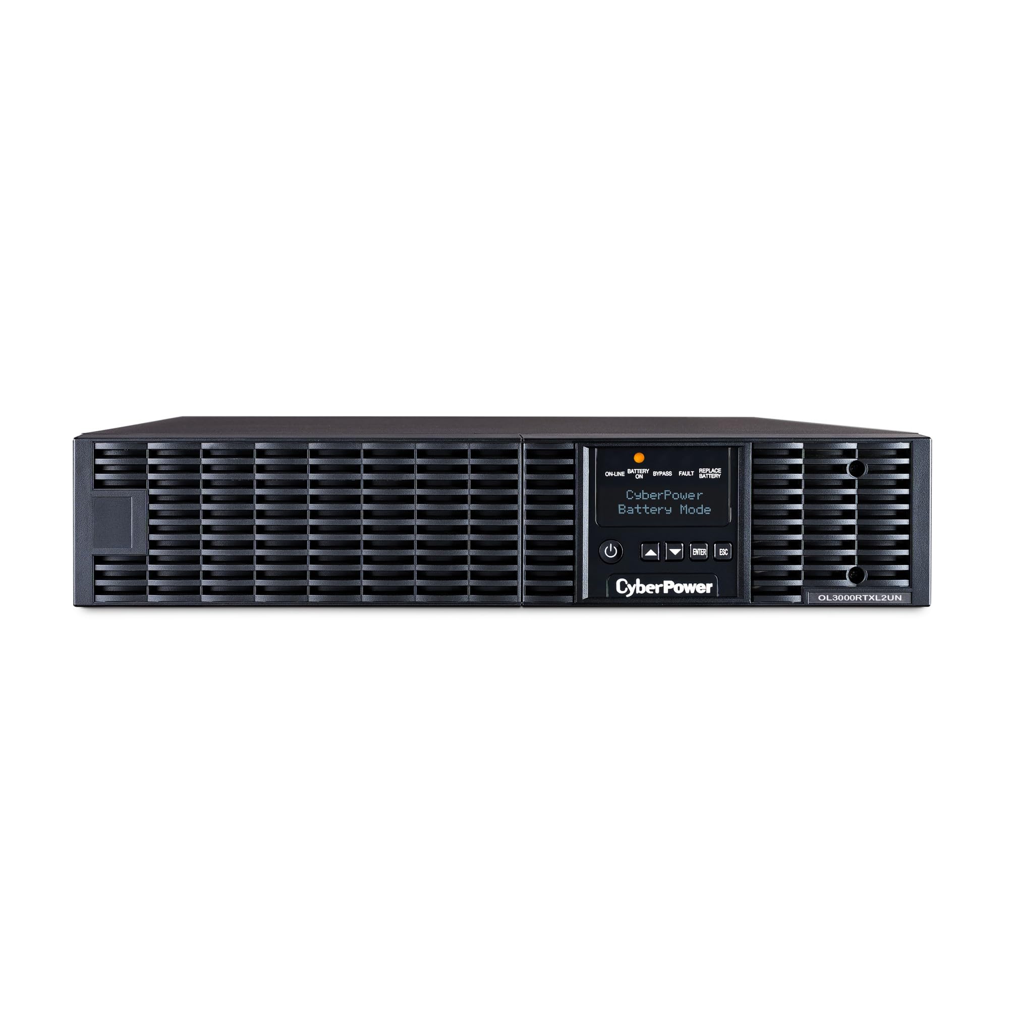 OL3000RTXL2UN Smart App Online UPS batería de reserva y protector contra sobretensiones, 3000VA/2700W, 7 tomas, 2U rack/torre, preinstalado RMCARD205, opción EBM, certificado UL