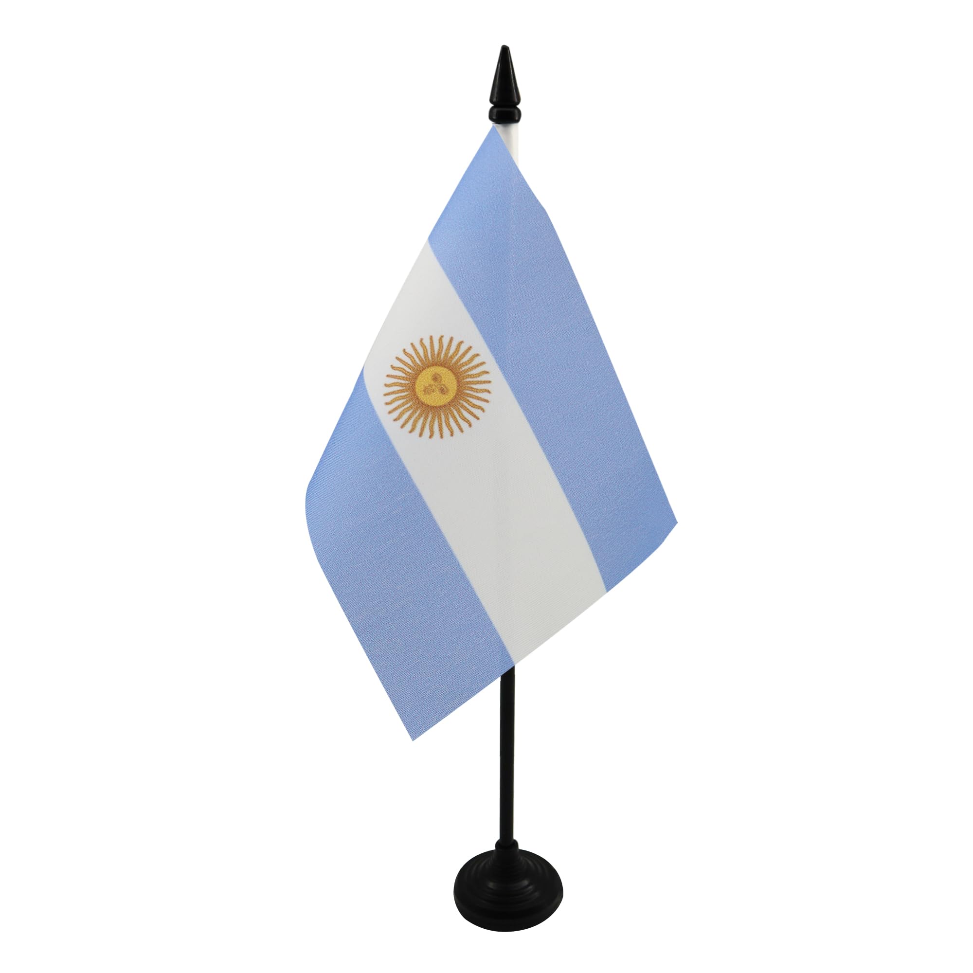 AZ FLAG Argentina Table Flag 4x6 in 100D Polyester Plastic Base