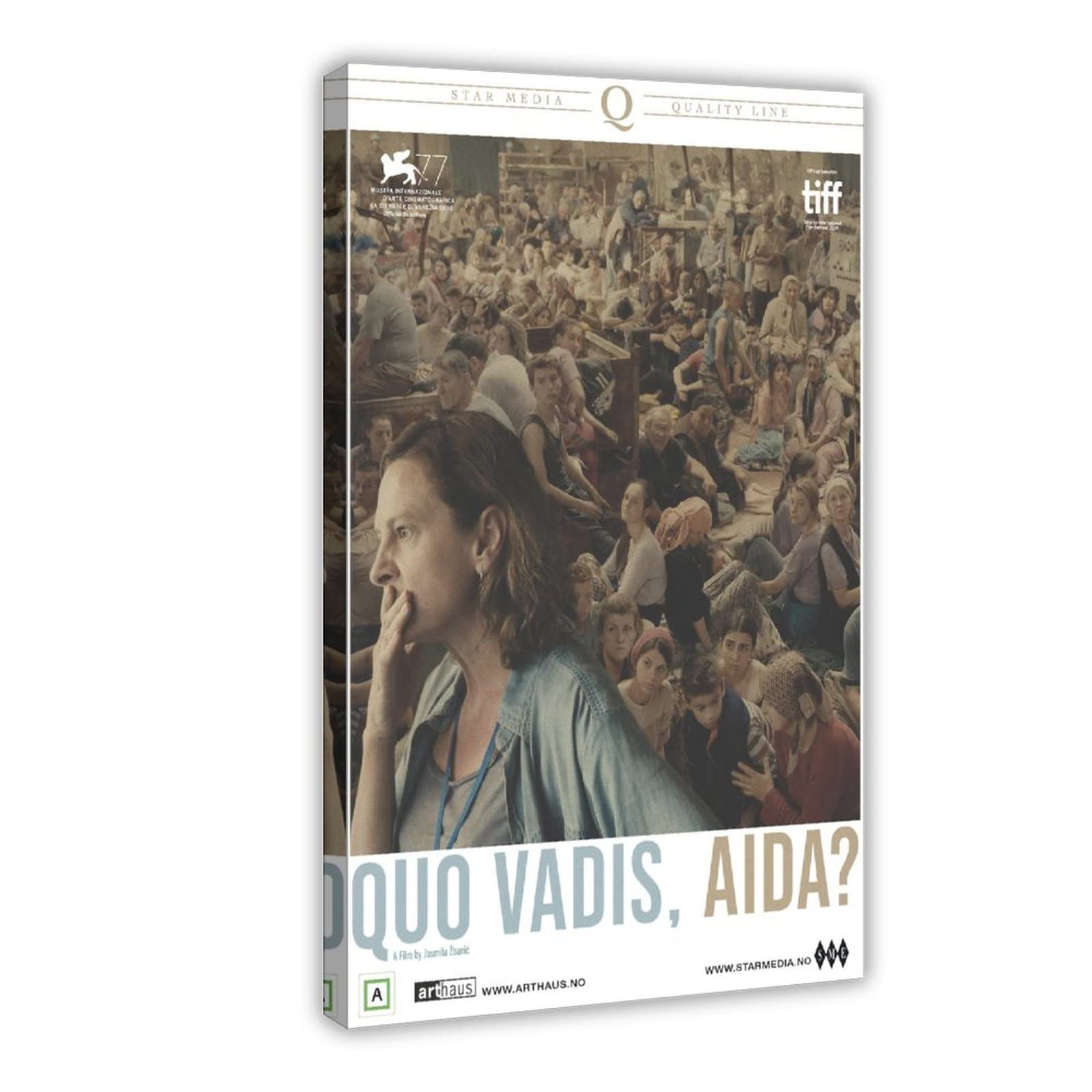 FISH DRAGATE Quo Vadis, Aida Movie Poster 1 Canvas Poster Bedroom Decor Sports Landscape Office Room Decor Gift Frame-style 24x36inch(60x90cm)