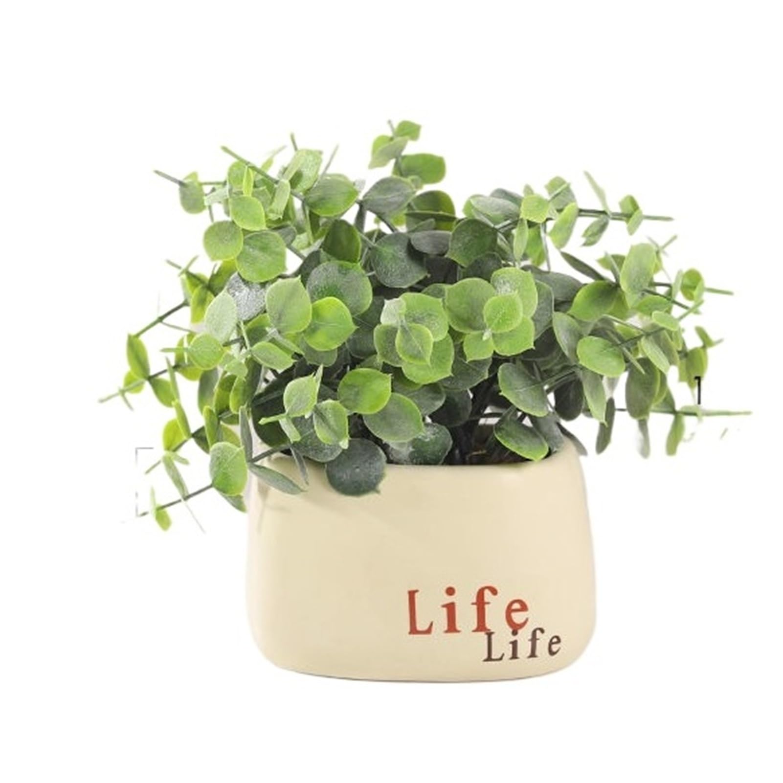 FORVEXILLA Artificial Sunflower Arrangement Ceramic Pot Fake Floral Ornament Decor Greenery