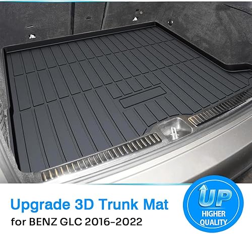 Miniatura 2 de Powerty - Alfombrilla de maletero para Mercedes-Benz GLC250 GLC300 GLC350 GLC43 AMG GLC Class 2016-2022, accesorios, alfombrillas de carga TPE para