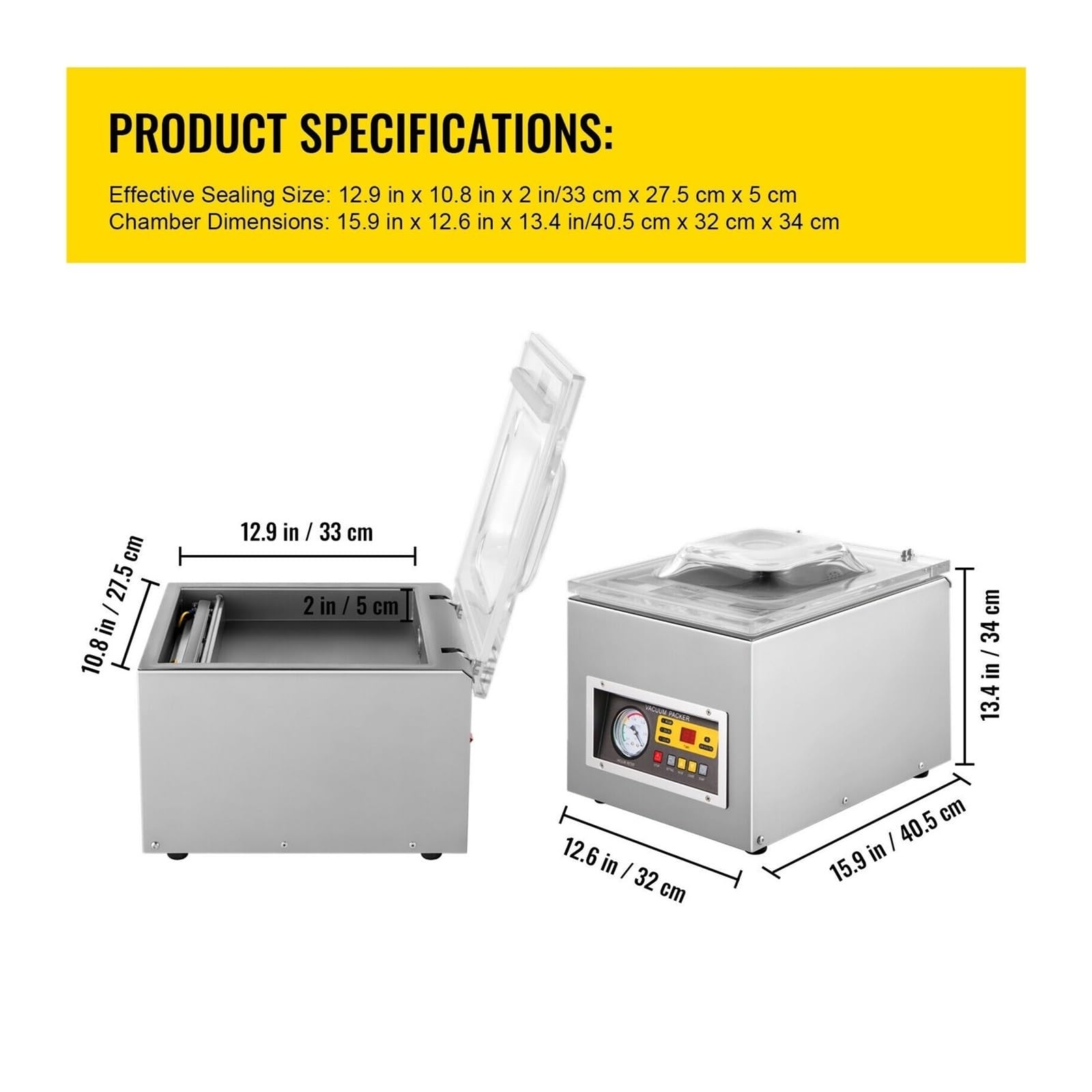 DZ-260S - Machine d'emballage sous vide alimentaire, scelleuse sous vide de cuisine, conserver la viande dans des sacs