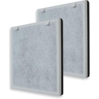 PUREBURG Replacement Filter Compatible with Levoit Vital 100 Air Purifier Item Number Vital 100-RF H13 HEPA and Activated Carbon 3-Stage Filtration Pack of 2