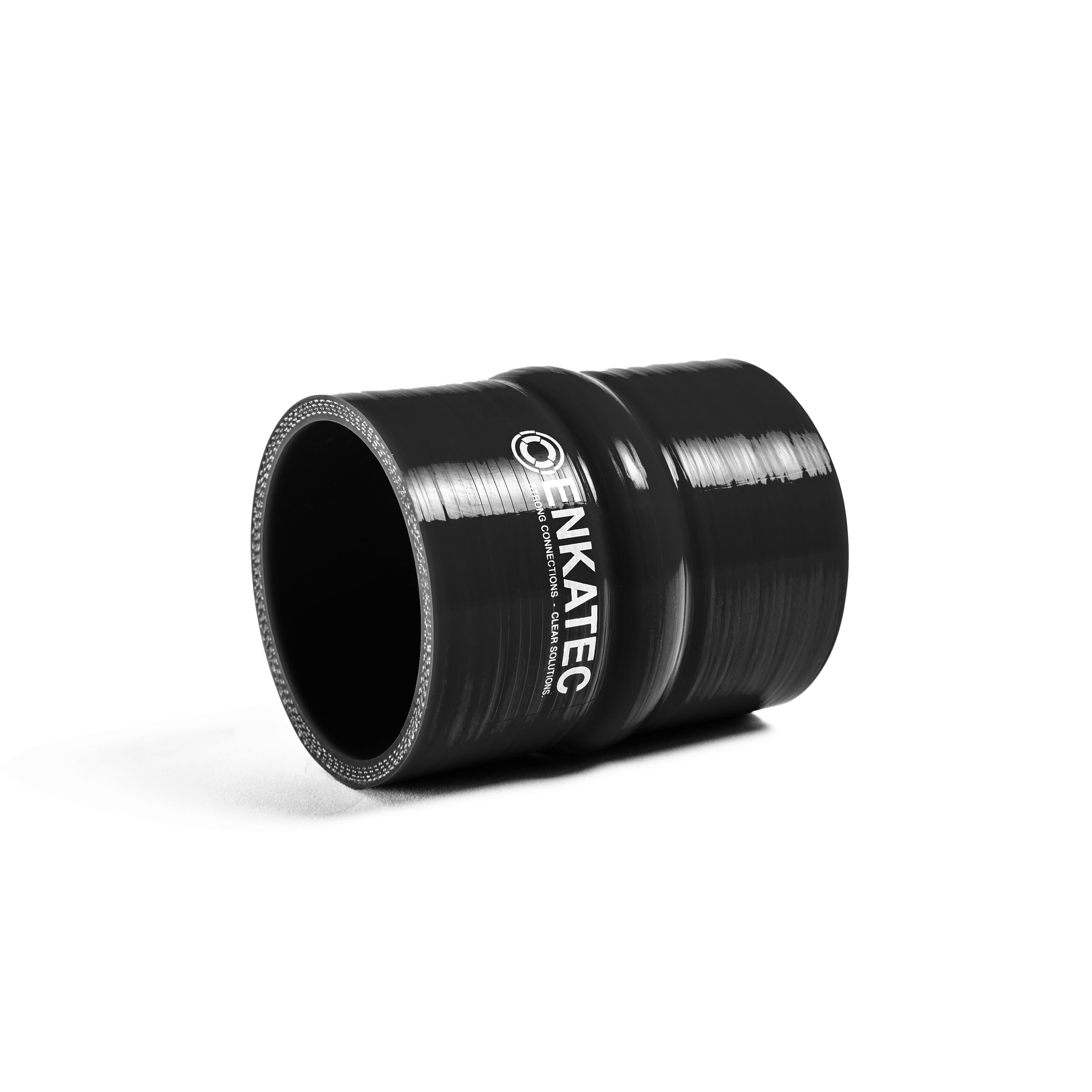 ENKATEC® - Raccord de suspension - 100 mm - Tuyau en silicone - Tuyau d'air de chargement - Diamètre intérieur : 45-102 mm - Taille au choix - Couleur : noir - Diamètre intérieur : 102 mm