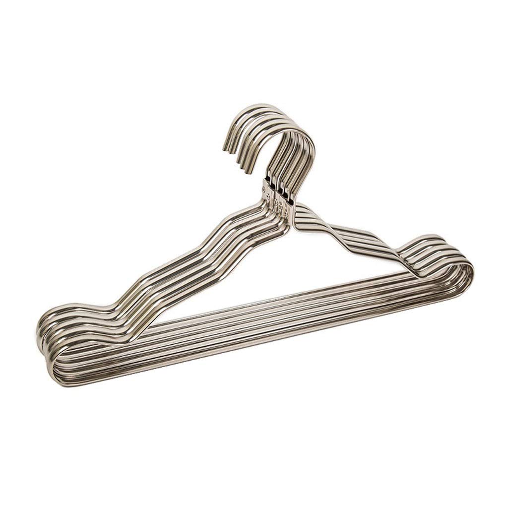 MOBYGKFY 5pcs Metal Hangers for Clothes Hooks Home Aluminum Alloy Anti-slip Drying Rack Thicken Windproof Underwear Belt Coat Hanger(black-Soul Eater1)