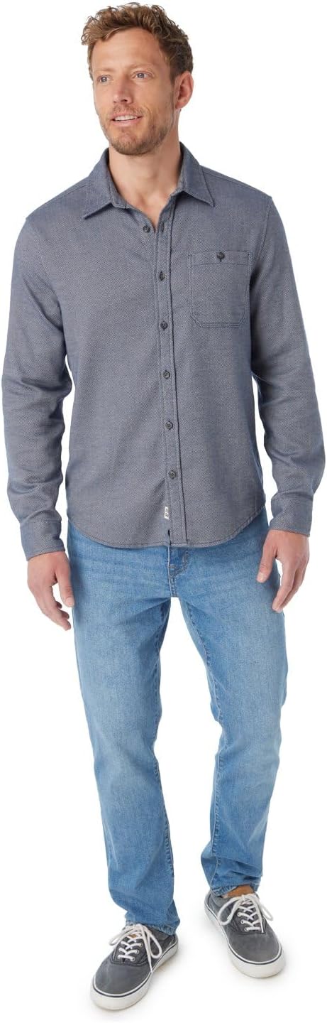 Fair Harbor The Seaside Lightweight Flannel –– Men's Everyday Versatile Flannel –– Ultrasoft Brushed Fabric and Light Stretch - Image 6