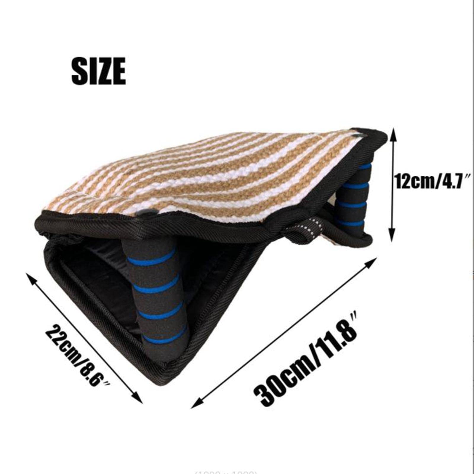 Manga de Entrenamiento para Mascotas con Cojín de Yute Mordedor Asa Ergonómica Y Material Resistente Protección Eficaz Durante El Entrenamiento Adecua