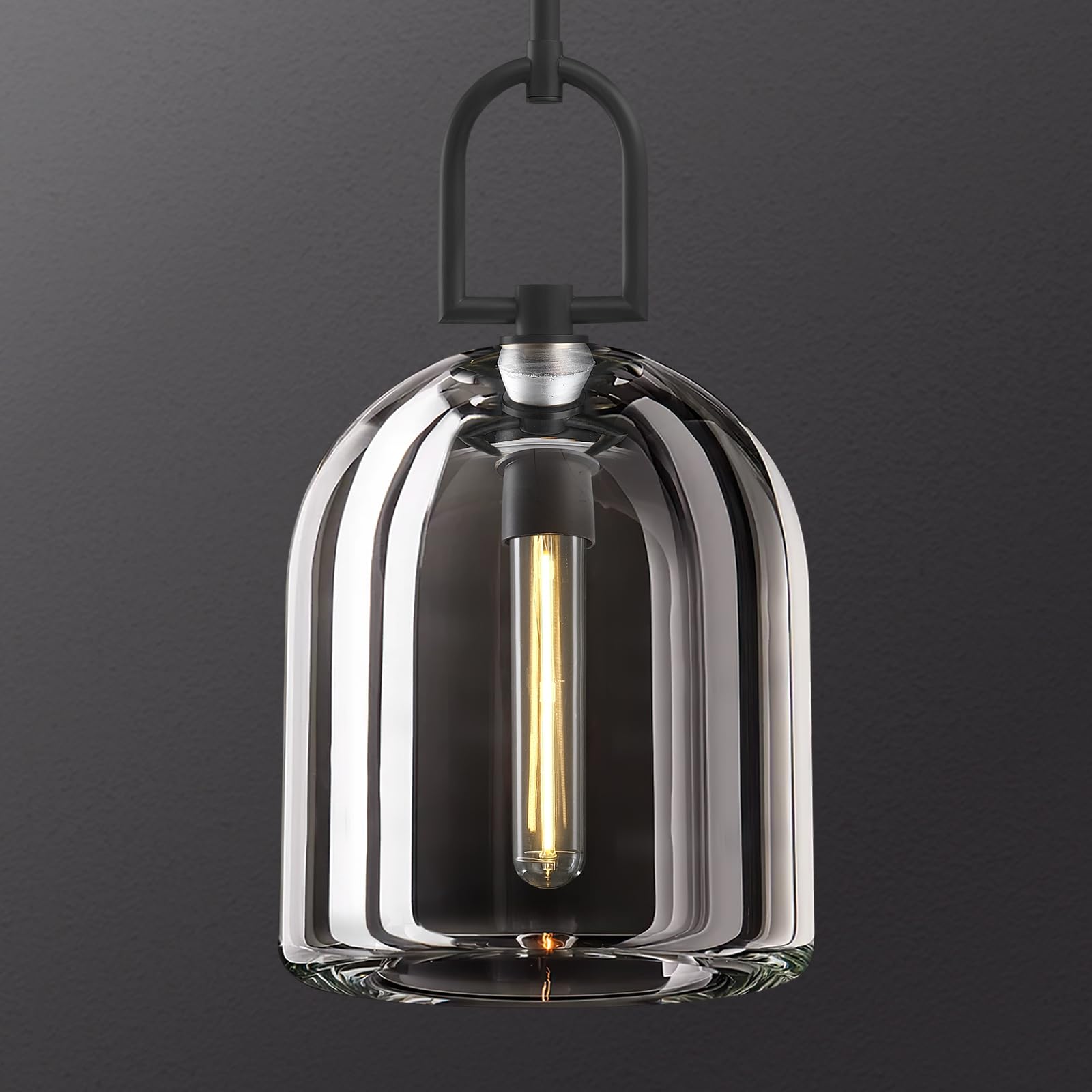 crystal black pendant light fixtures, modern 8inch pendant lights kitchen island, island lights for kitchen,crystal and black pendant light, indoor pendant lighting,e12 bulb included