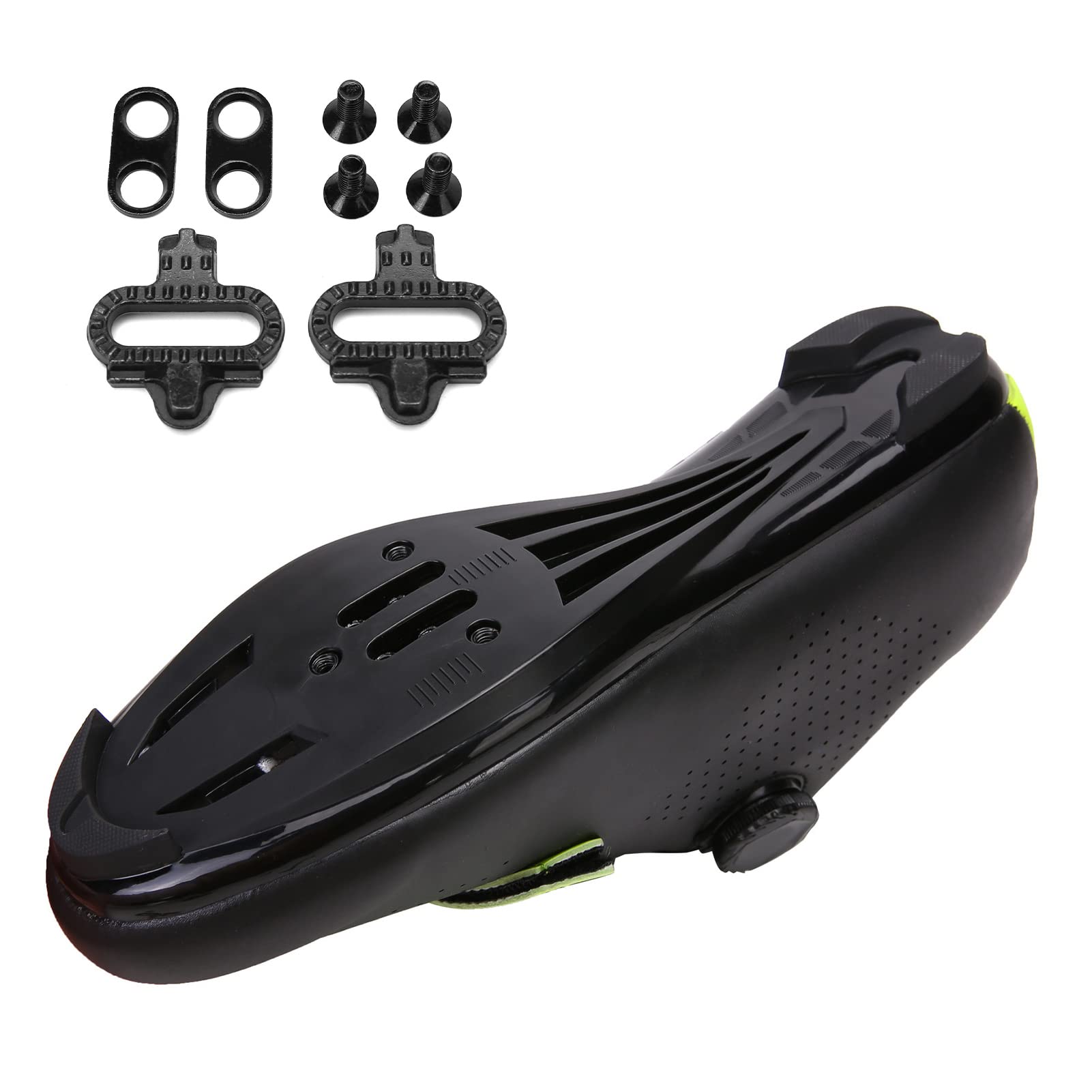 Gavigain 2 Pcs Bike Cleats - Cleat Set for Indoor Cycling, Outdoor Road Cycling, Mountain Bikin,Self Locking Cleats, Bike Cleats for Indoor Outdoor Road Mountain Bike