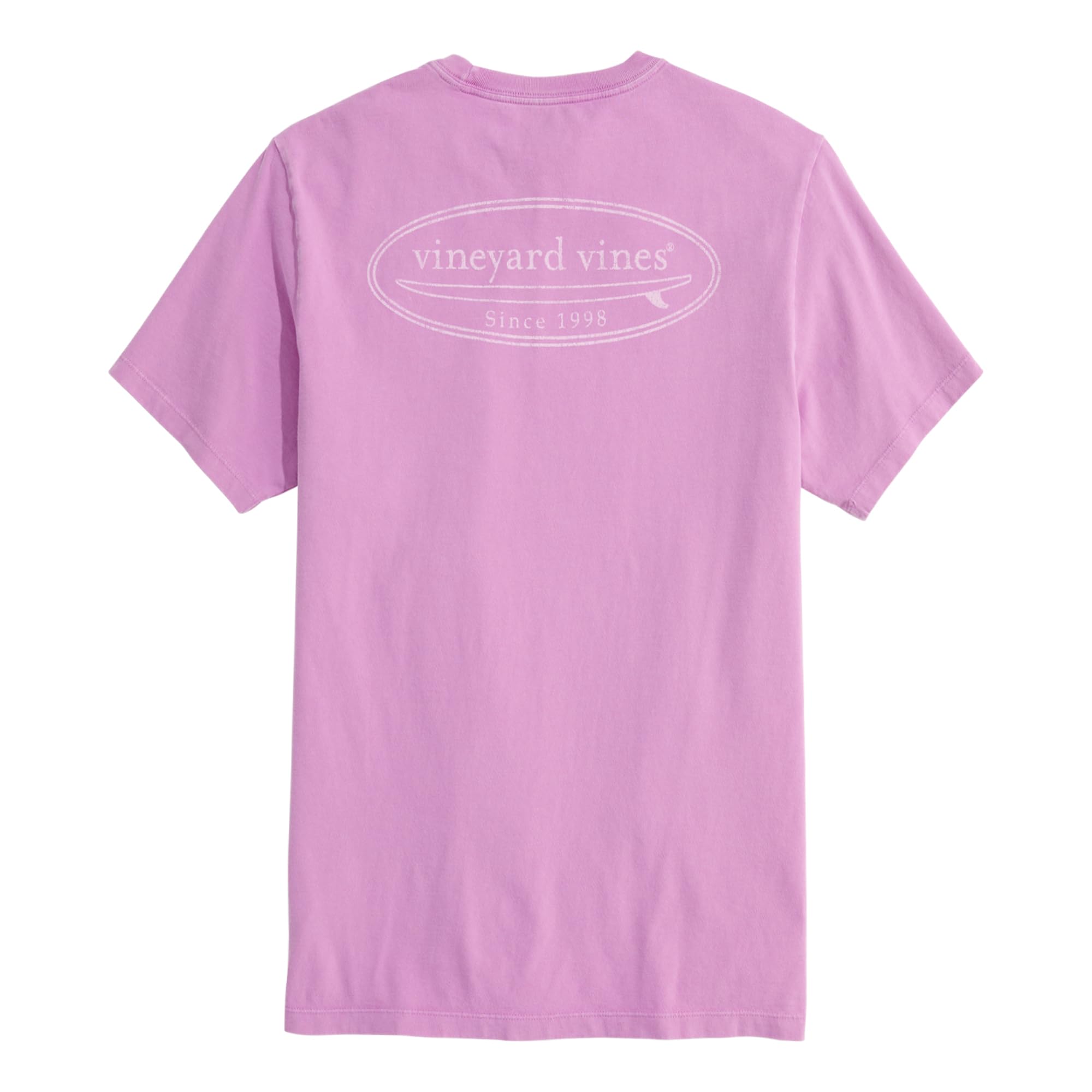 Vineyard Vines Mens Drift Dye Outlined Surf Logo Short-Sleeve Pocket Tee
