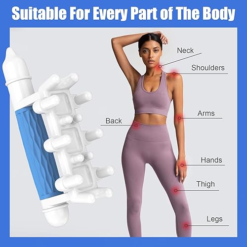 Miniatura 5 de Fascia Blaster - Herramienta de masaje para aliviar la tensión de espalda y cuello, herramienta de liberación miofascial todo en uno, masajeador de