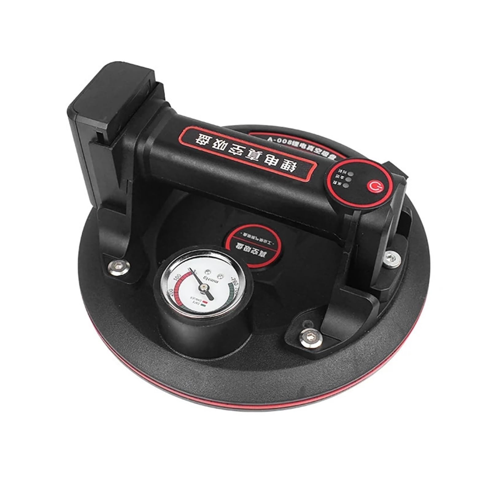 Suction Cups for Glass, Double-Layer Electric Vacuum Suction Cup 200kg Bearing Capacity Heavy Duty Vacuum Lifter for Granite Tile s Industrial Sucke,Granite & Glass Lifting