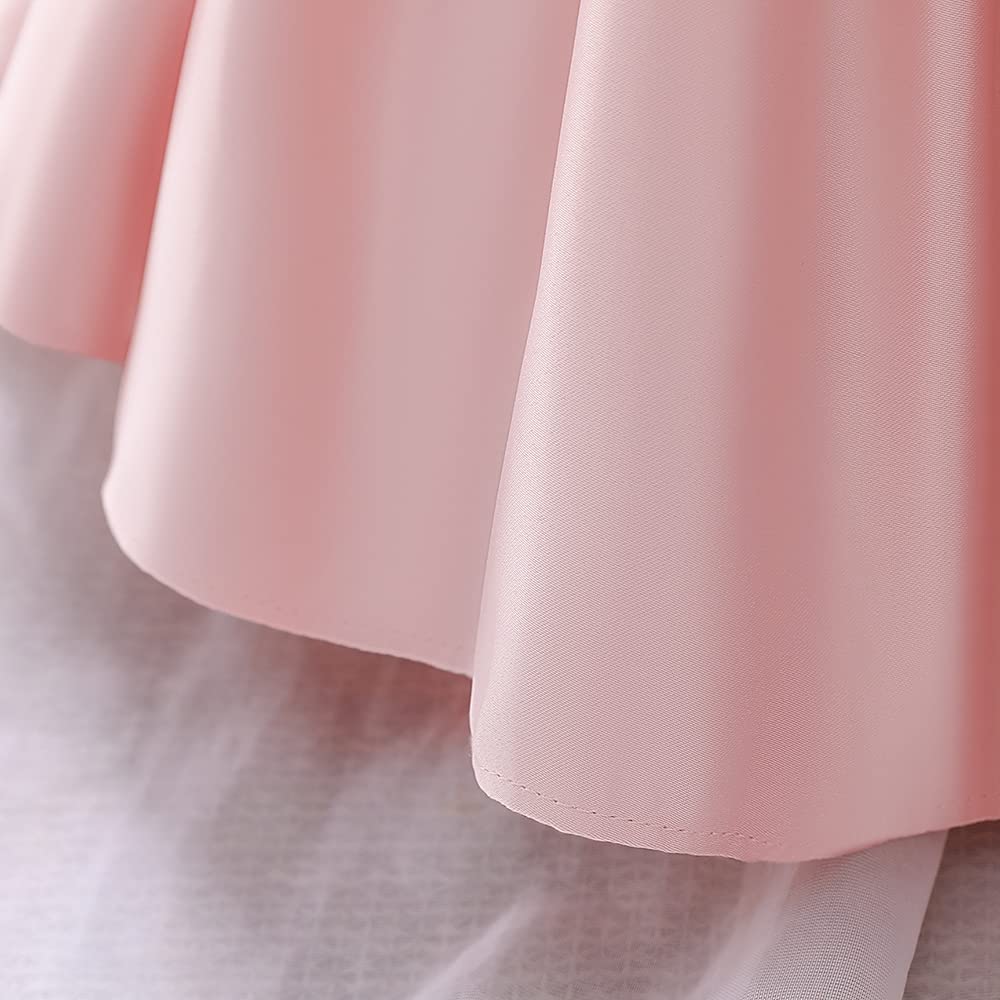 6M-8T Baby Mädchen Big Bowknot Geburtstag Festzug Kleid Kleinkind Party Tutu Kleid Taufkleider