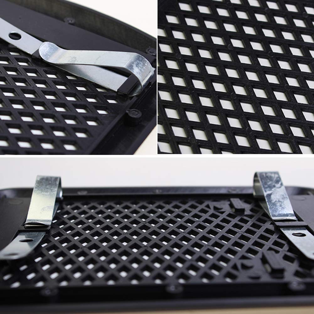 KEQKEV Auto zonneklep spiegel, voertuig cosmetische make-up spiegel, automotive zelfklevende make-upspiegel voor vrachtwagen, SUV (rect