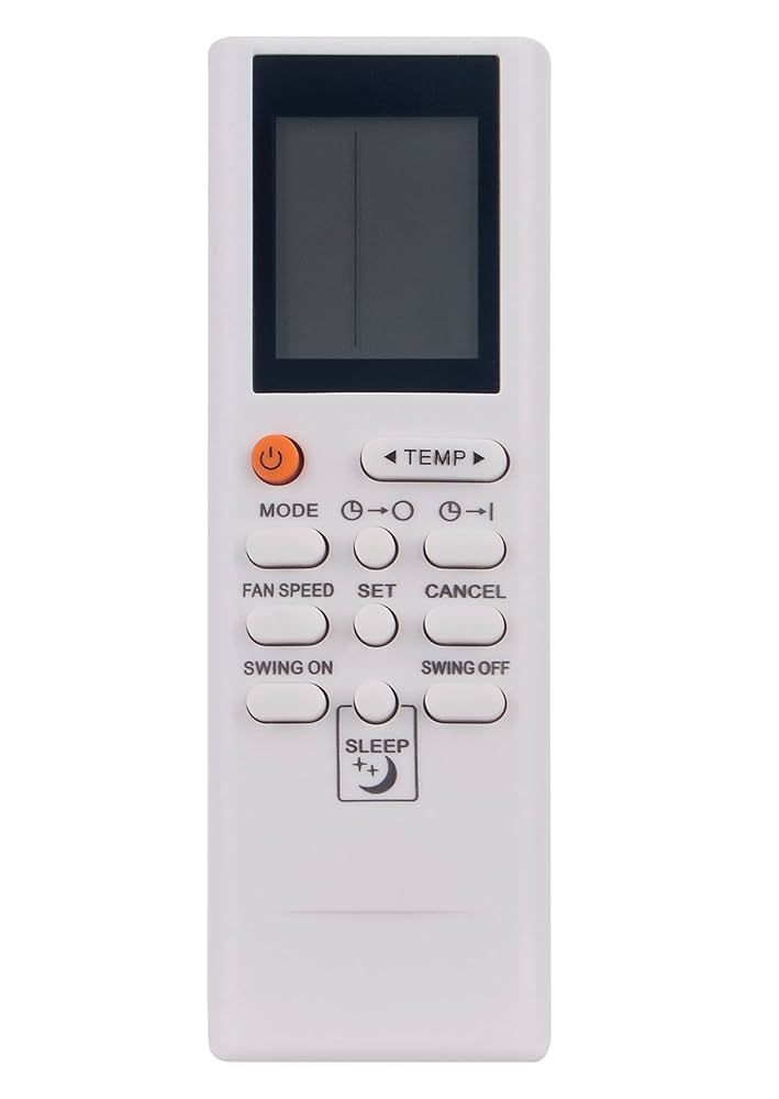 Calvas Telecomando Universale IR Per Condizionatore D'aria Galanz GZ-1002B-E1 GZ-1002A-E3 GZ