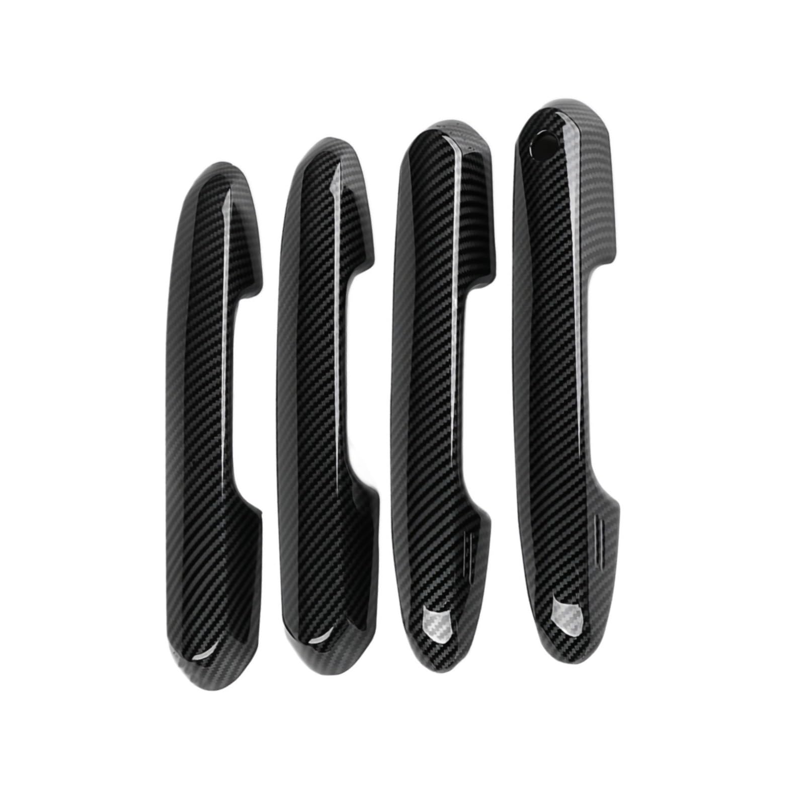 WOLIIEXZ Exterior Door Handle Cap Compatible with Toyota for Wilander 2020 2021 2022 2023 2024 ABS Black Material Accessories Exterior Door Handle Housing(Tx)