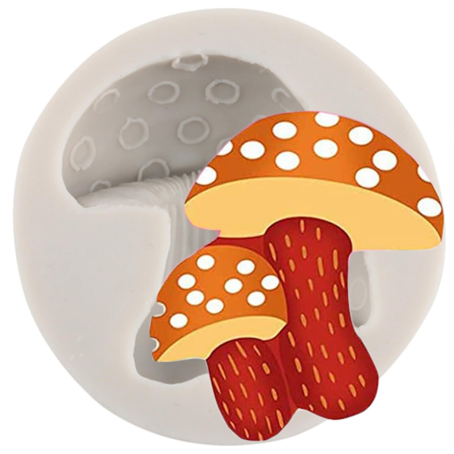 Sijiangmold Mushroom Silicone Mould Mushroom Fondant Moulds