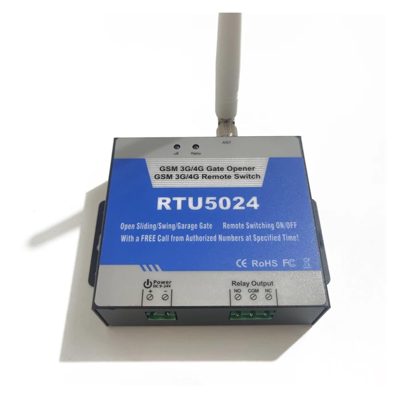 Mjfvn 2G /3G/4G Rtu5024 Gsm Gate Opener Relay Switch Wireless Sms Call Remote Control Gate Door Opener Free Call For Access Control(2G)