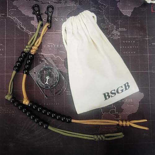 Miniatura 4 de 2 cuentas Ranger Pace Count de Army Ranger Pace, cuentas para contador de distancia, contador de rastros, senderismo, brújula, navegación terrestre,