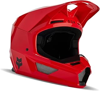Fox Racing Unisex V1 Core Motocross Dirt Bike Helmet, Red, X-Large