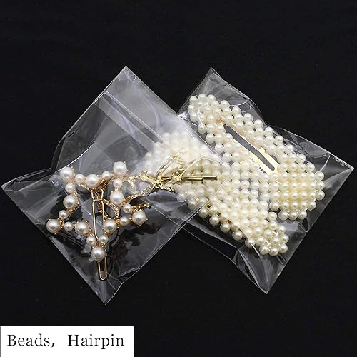 Miniatura 4 de 200 bolsas de celofán autosellantes de 4 x 4 pulgadas, bolsas de celofán resellables de panadería, bolsas de plástico autoadhesivas para galletas,