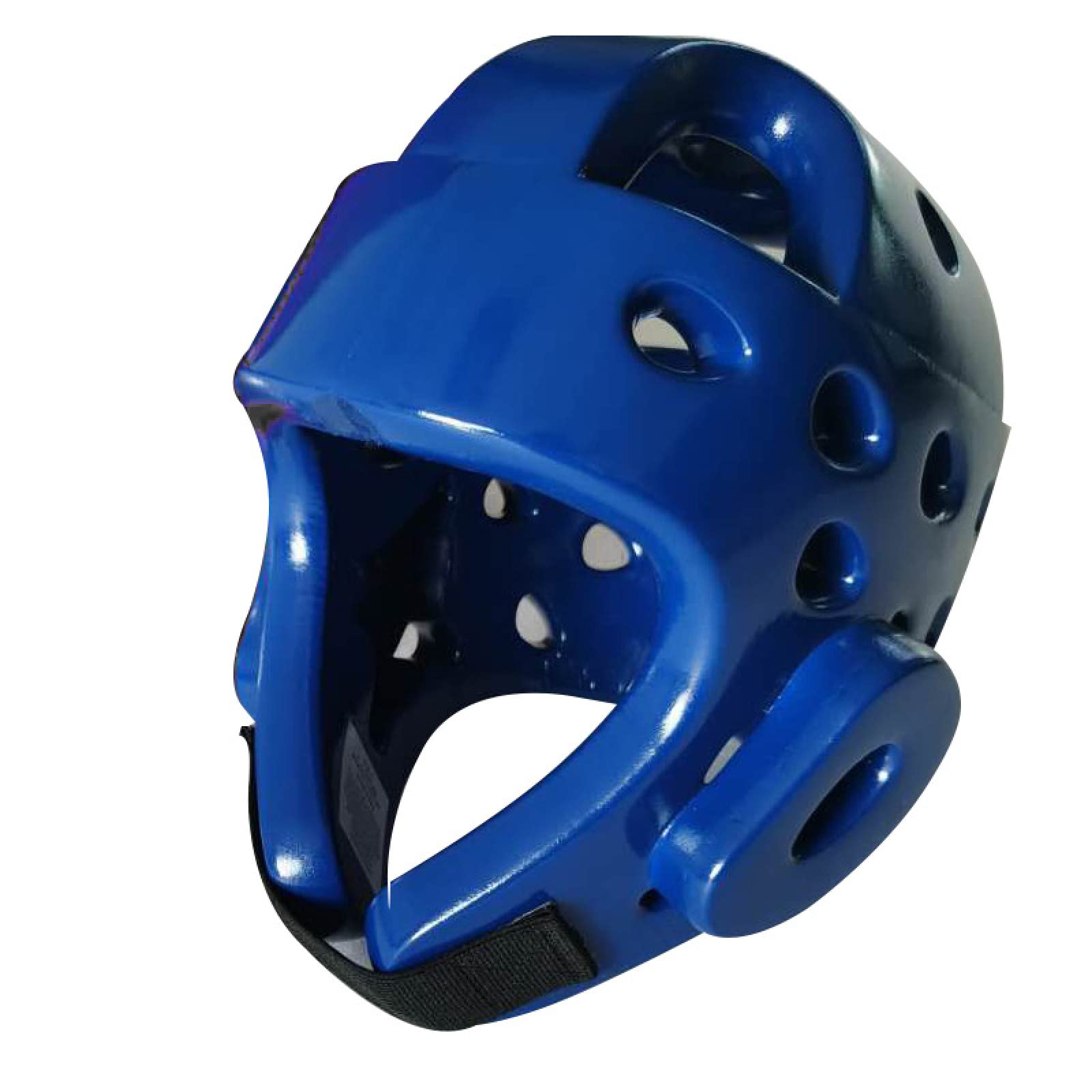ERLUN Kask bokserski, dzieci dorosłych, MMA, sprzęt do kickboxingu, zdejmowany grill na twarz, karate, nakrycie głowy, MMA, sztuki walki, kask do sparingowania, gry Muay Thai, kickboxingu, treningu Taekwondo, niebieski, M