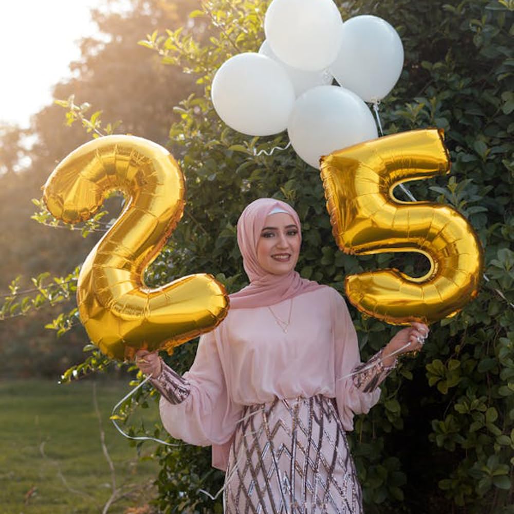Doré Ballons Anniversaire 9 Ans, 40(101Cm) Ballon 9 An, Ballon 9