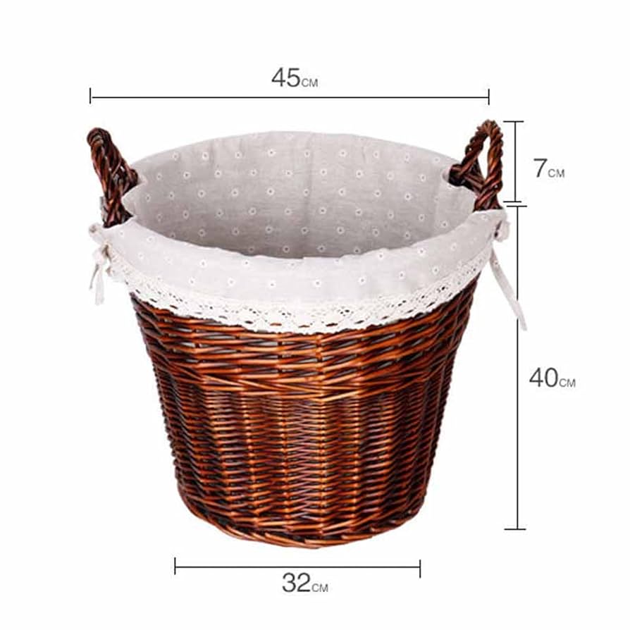 Amazon｜NJNEW ラタン脱衣かご 脱衣場 洗面所 温泉 様式5 旅館