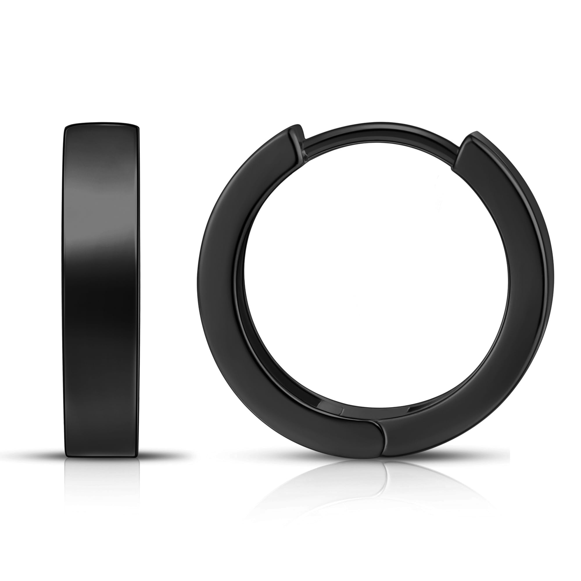 Gacimy Gold Huggie Hoop Earrings for Women 14k Gold Plated, Small Hoop Earrings for Women, 1/2 Inch Yellow Color Earrings for Women