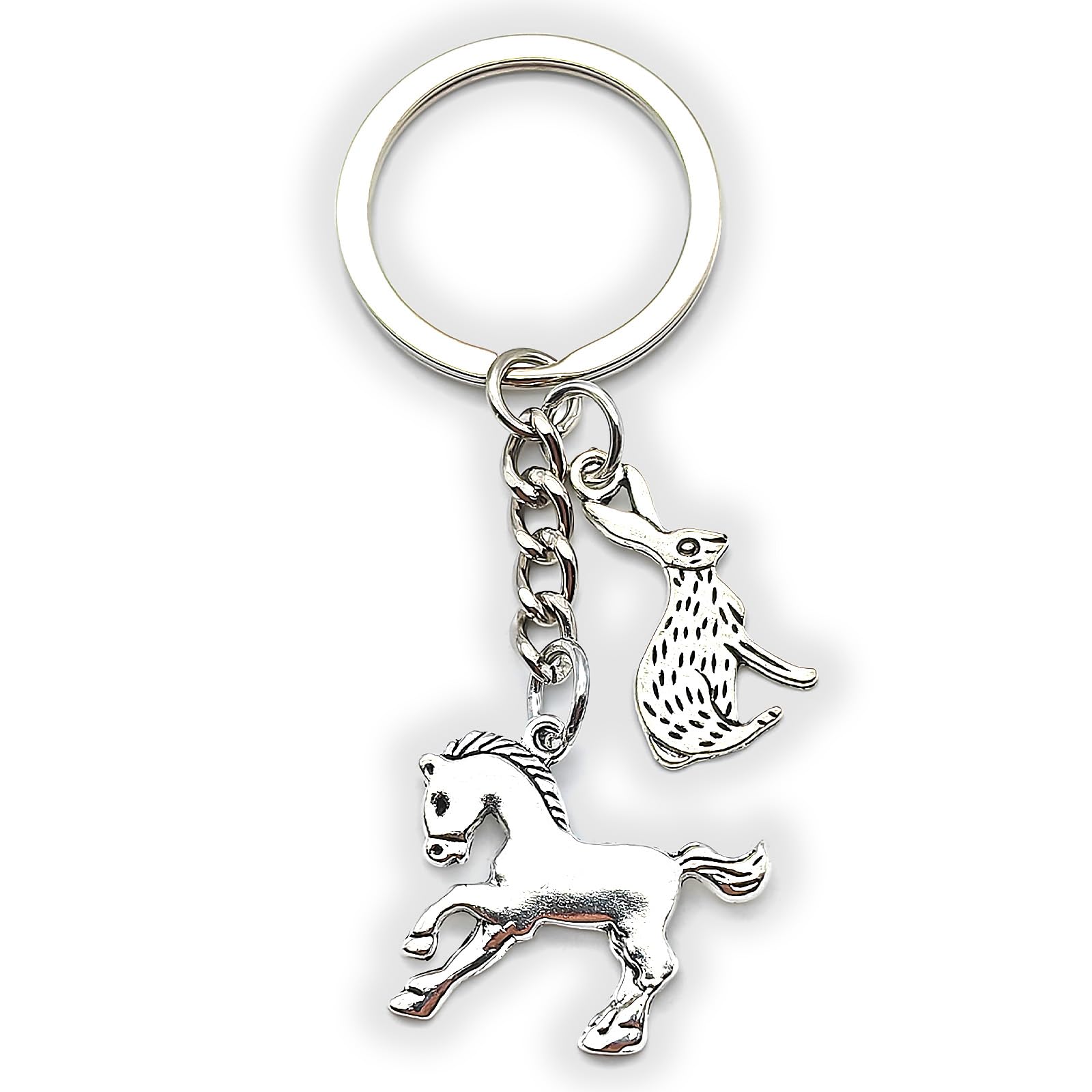 Zynara Kaninchen Anhänger,Hase schlüsselanhänger für Freundin, Oster Geschenk Mädchen, Abschiedsgeschenk Kollegen