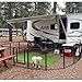 Dog Playpen,32/40/45 Inch Height in Heavy Duty, Folding Indoor Outdoor Anti-Rust Dog Exercise Fence, Portable Pet Playpen with Door for Large Medium Small Dogs and Pet (16 Panels, 32 Inch) Silver