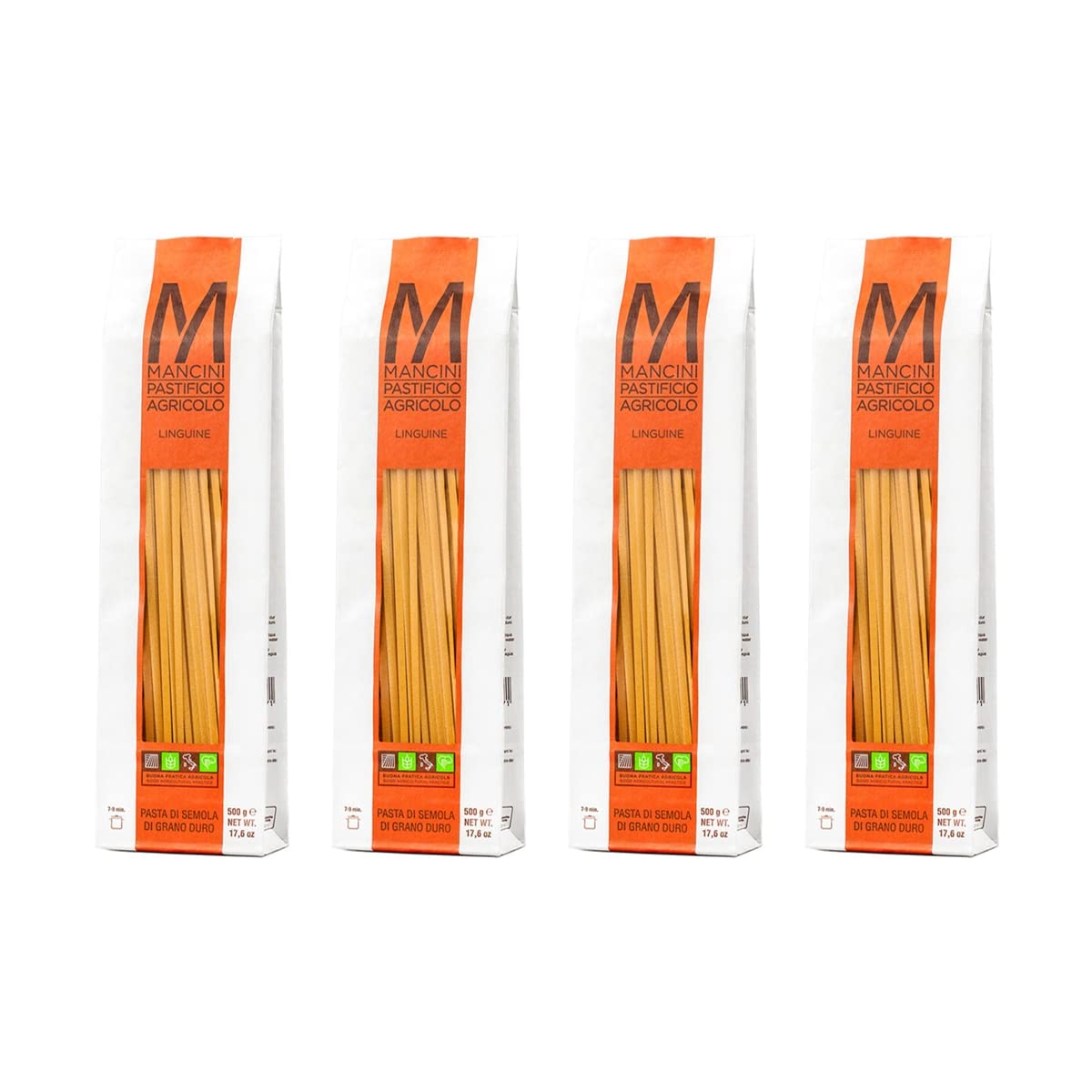 Mancini Pastificio Agricolo - Linguine 2 kg (4 opakowania po 500 gr)