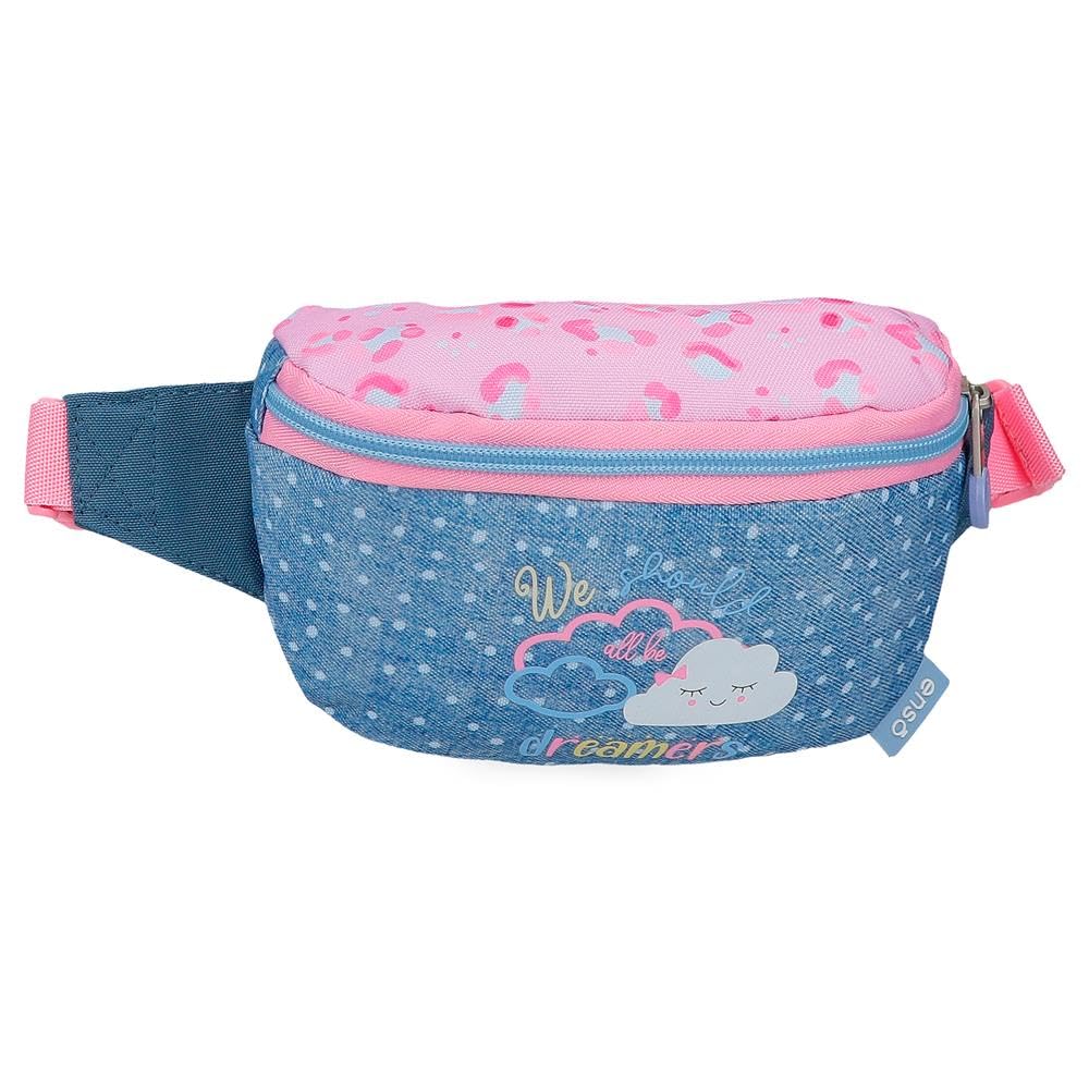 Enso Dreamer, Kulturtasche, Umhängetaschen, Perfekt Zum Organisieren, mehrere Fächer., NIEBIESKI, Gürteltasche, Torba na pasek